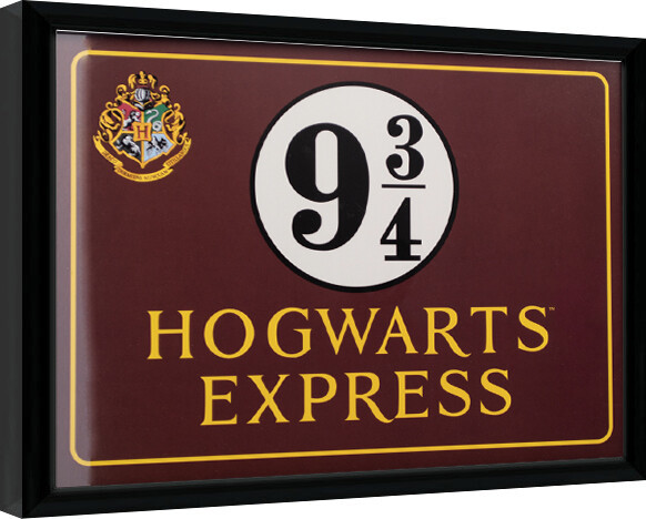 Kehystetty juliste Harry Potter - Hogwarts Express