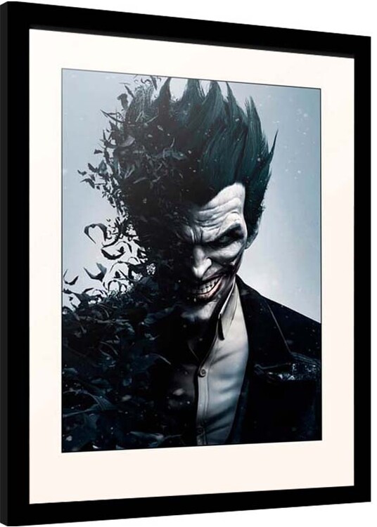 Poster emoldurado Joker - Arkham Origins