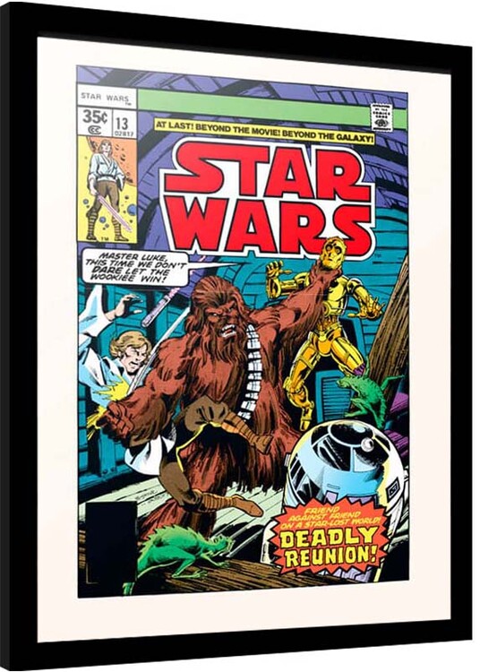 Κορνιζαρισμένη αφίσα Star Wars - Day of the Dragon Lords