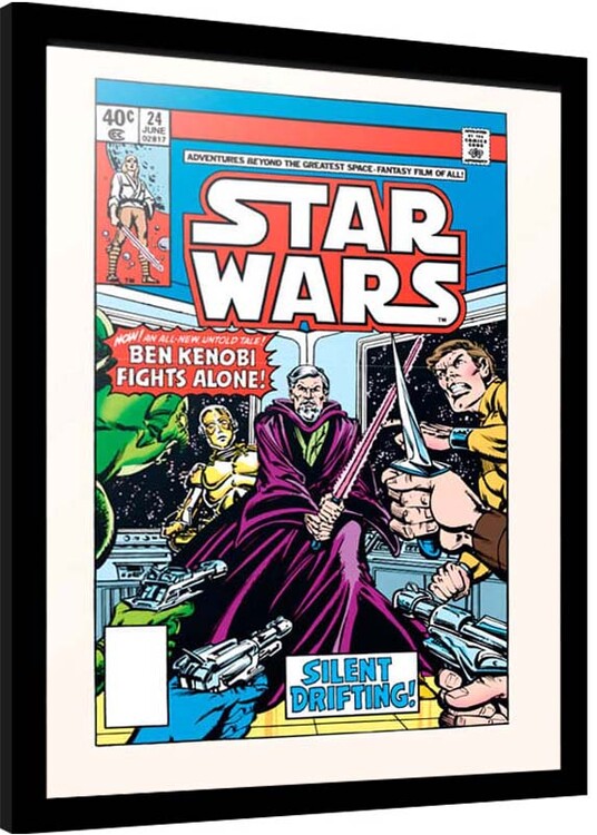Poster emoldurado Star Wars - Silent Drigting