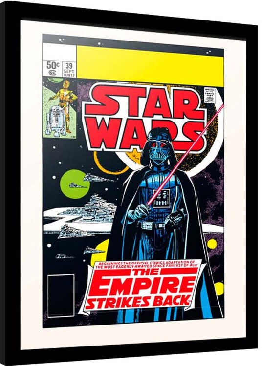 Poster emoldurado Star Wars: Episode V - Empire Strikes Back - The Beginning