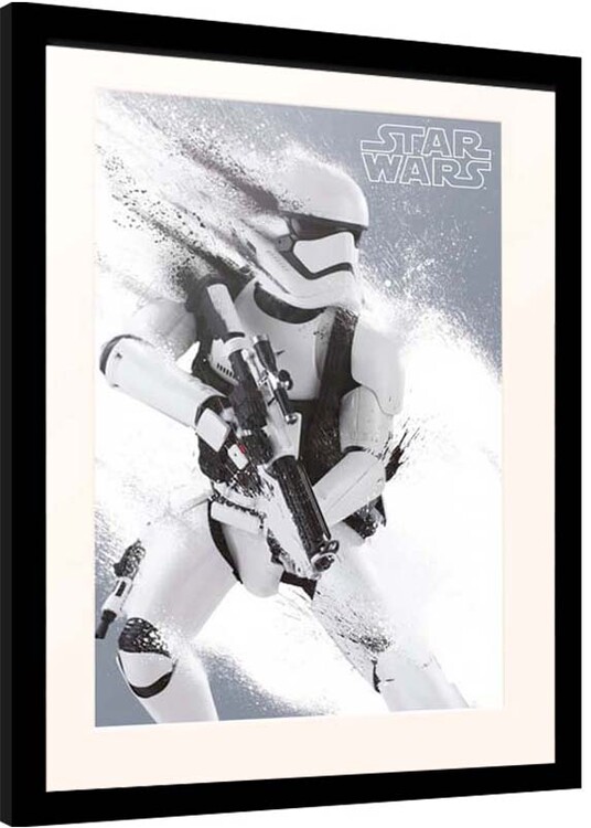 Κορνιζαρισμένη αφίσα Star Wars: Episode VII - The Force Awakens - Stormtrooper