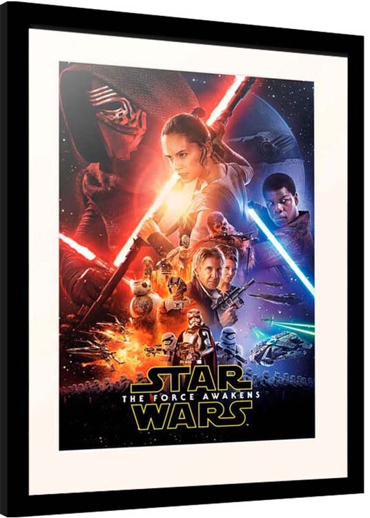 Κορνιζαρισμένη αφίσα Star Wars: Episode VII - The Force Awakens