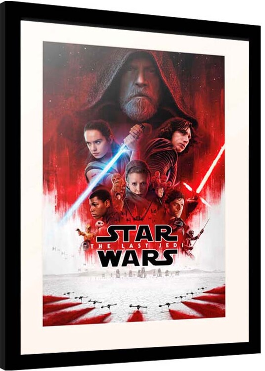 Κορνιζαρισμένη αφίσα Star Wars: Episode VIII - The Last of the Jedi - One Sheet