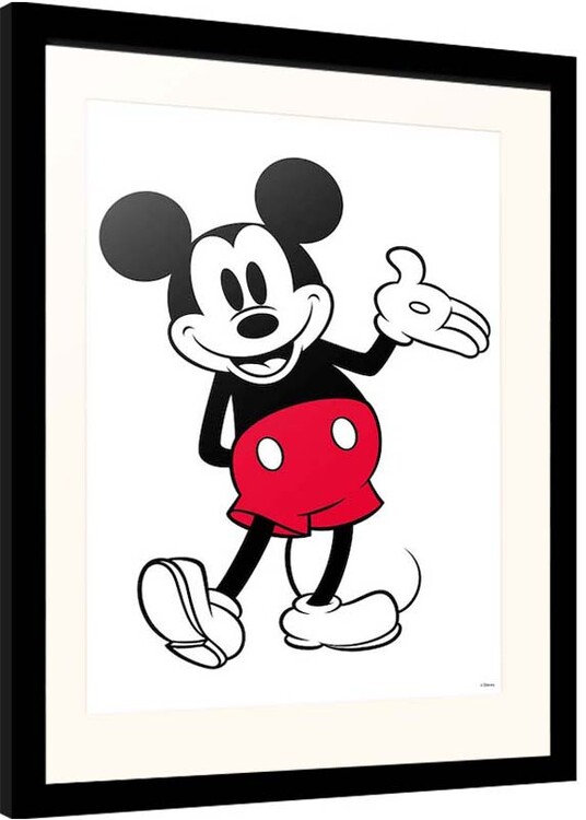 Κορνιζαρισμένη αφίσα Disney - Mickey Mouse - Classic
