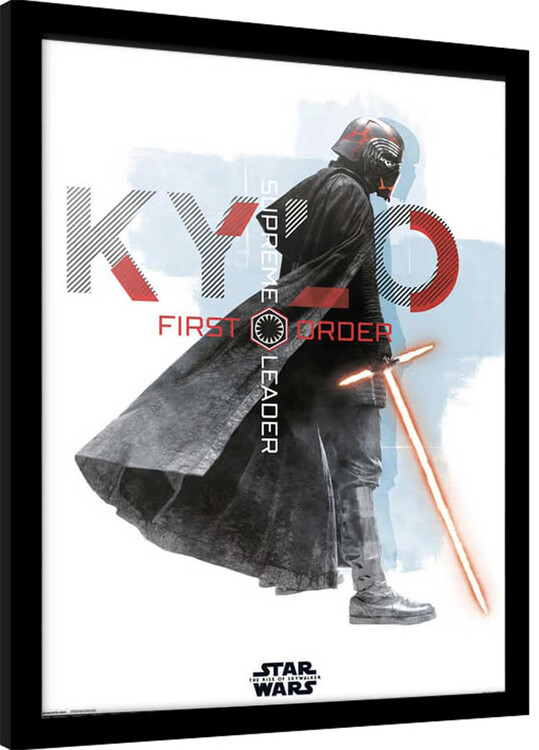 Κορνιζαρισμένη αφίσα Star Wars: Episode IX - The Rise of Skywalker - Kylo Ren
