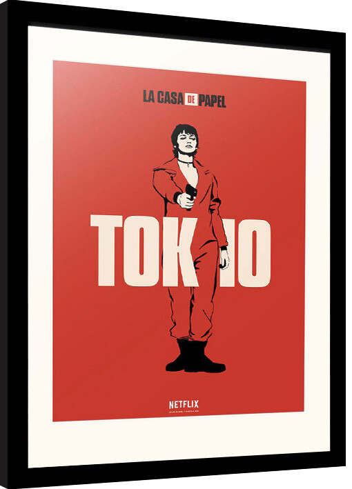 Framed poster La Casa De Papel - Tokio