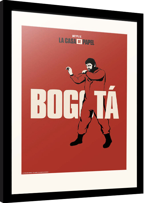 Κορνιζαρισμένη αφίσα La Casa De Papel - Bogota