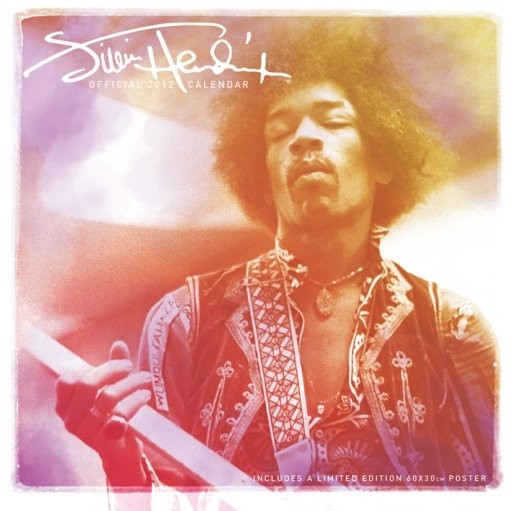 Календар 2027 Calendar 2012 - JIMI HENDRIX