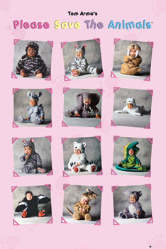 Poster TOM ARMA - save the animals