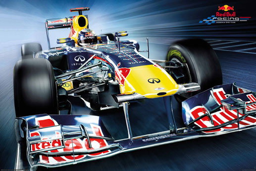 Плакат Red Bull racing - frontal