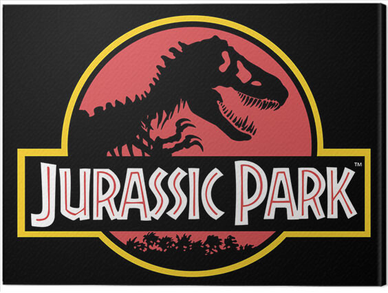 Картината върху платно Jurassic Park - Classic Logo
