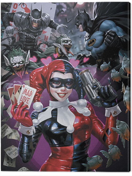 Принти на полотні Harley Quinn - The One Who Laughs