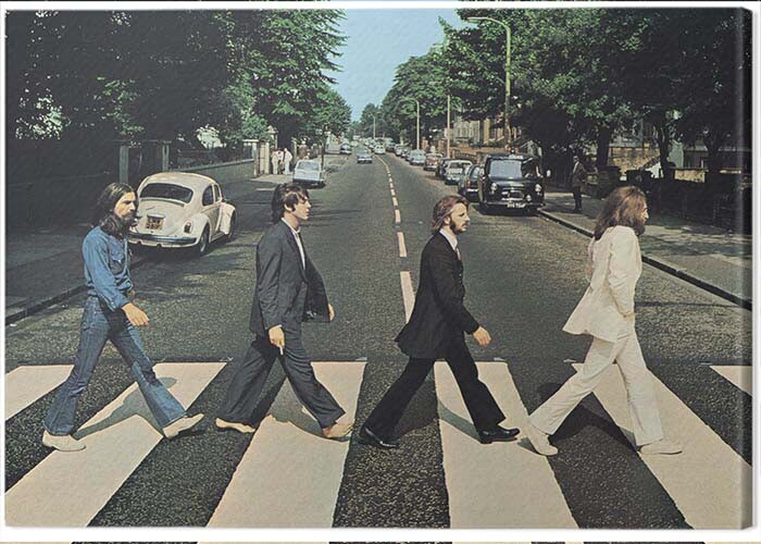Εκτύπωση καμβά The Beatles - Abbey Road