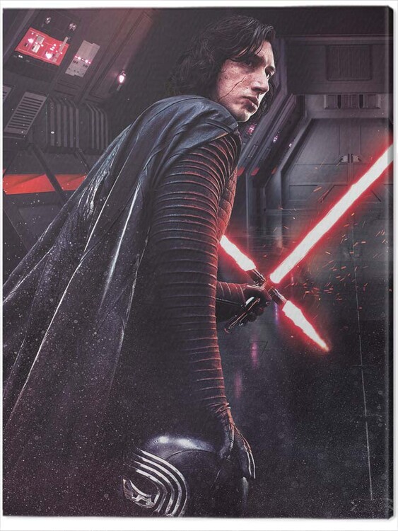 Принти на полотні Star Wars The Last Jedi - Kylo Ren Rage