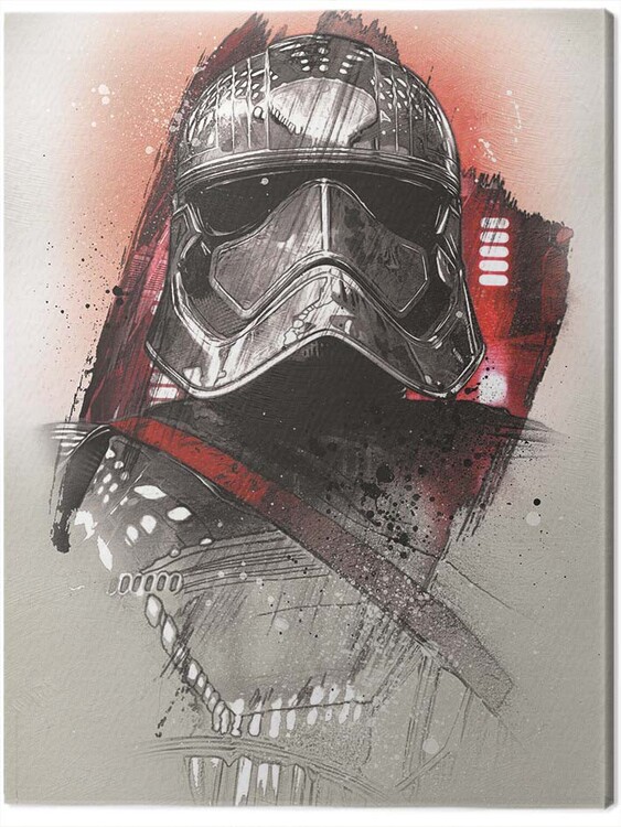 Принти на полотні Star Wars The Last Jedi - Captain Phasma Brushstroke