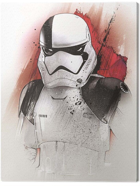 Принти на полотні Star Wars The Last Jedi - Executioner Trooper Brushstroke