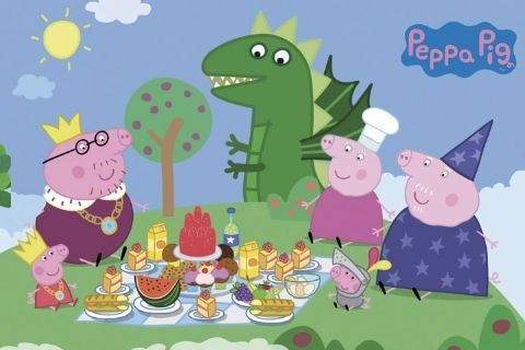 Плакат PEPPA PIG - princess picnic