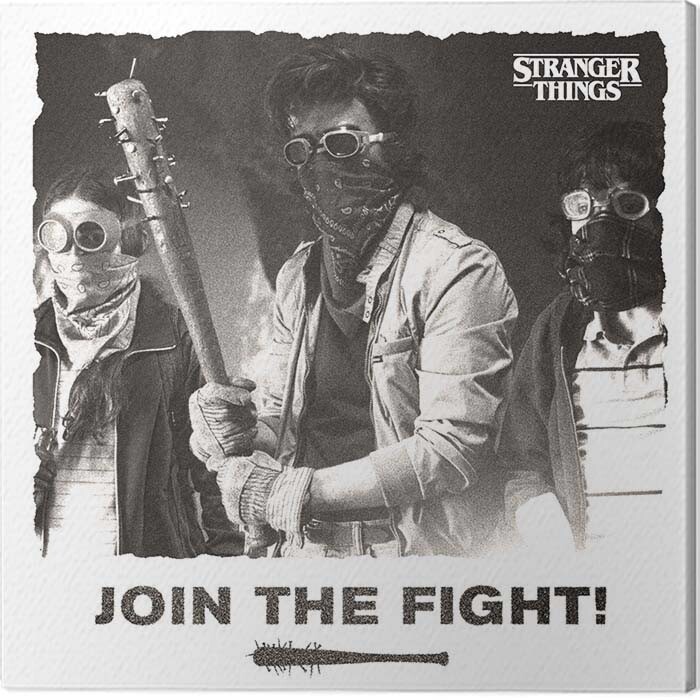 Картината върху платно Stranger Things - Join the Fight