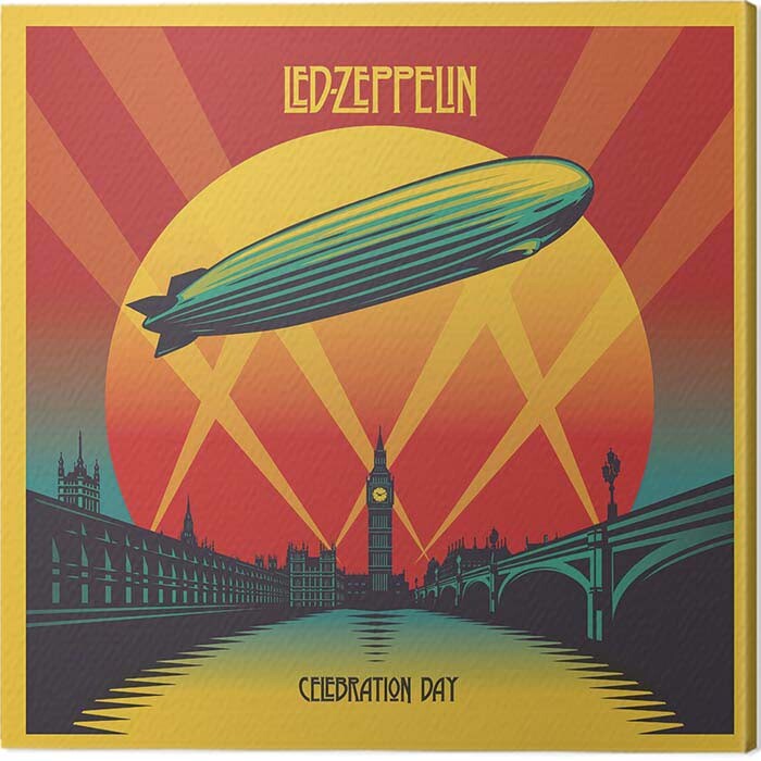 Led Zeppelin Celebration Day 祭典の日 B2ポスター Canvas Wall Art Led Zeppelin - Celebration Day | Canvas Prints