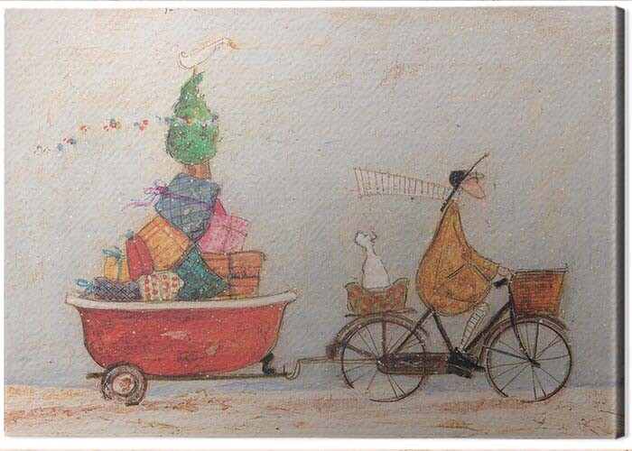 Принти на полотні Sam Toft - A Tubful of Good Cheer
