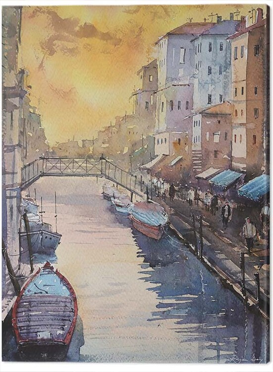 Принти на полотні Rajan Dey - Venice in Late Afternoon