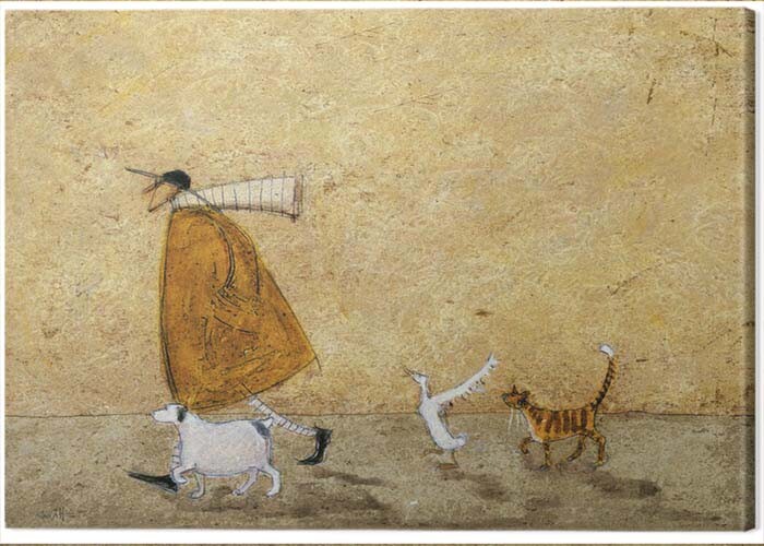 Slika na platnu Sam Toft - Ernest, Doris, Horace and Stripes