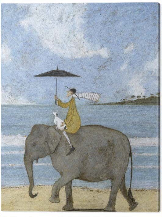 Принти на полотні Sam Toft - On the Edge of the Sand