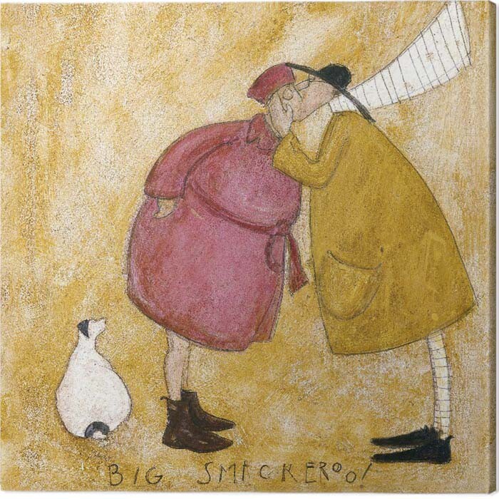 Quadro em tela Sam Toft - Big Smackeroo!