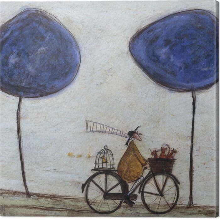 Принти на полотні Sam Toft - Freewheelin‘s With Joyce Greenfields and the Felix 3