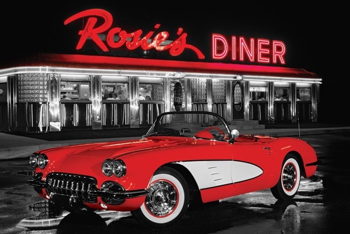 Плакат Rosie's diner