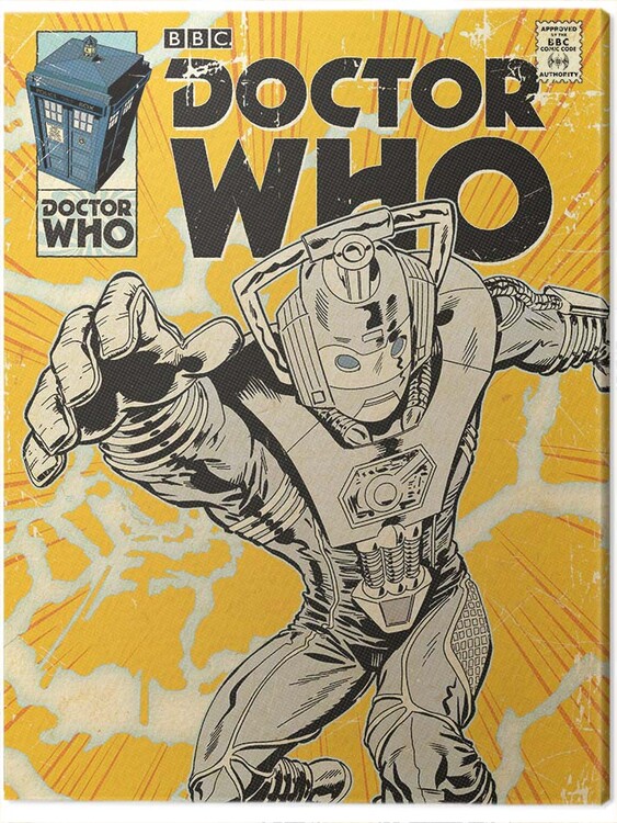 Принти на полотні Doctor Who - Cyberman Comic