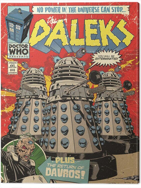 Принти на полотні Doctor Who - The Daleks Comic