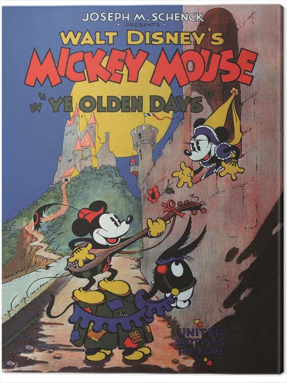 Quadro em tela Mickey Mouse - Ye Olden Days