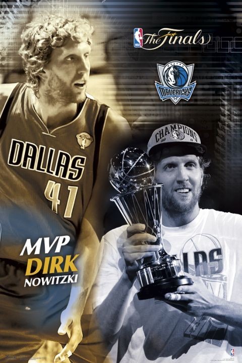 Poster Dirk Nowitzki - dallas maverick