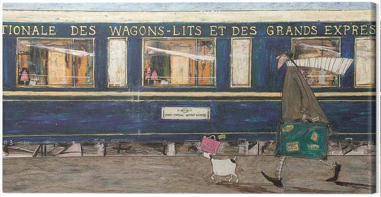 Принти на полотні Sam Toft - Orient Express Ooh La La