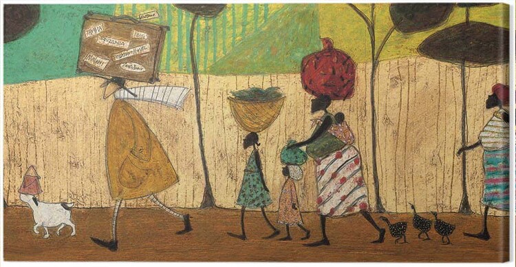 Принти на полотні Sam Toft - Doris Helps Out on the Trip to Mzuzu