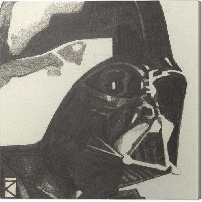 Quadro em tela Star Wars - Darth Vader