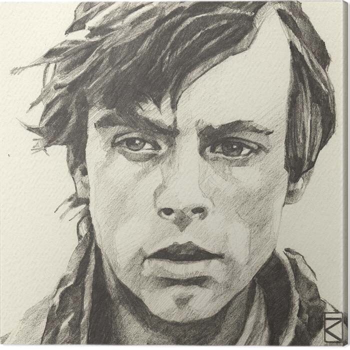 Принти на полотні Star Wars - Luke Skywalker