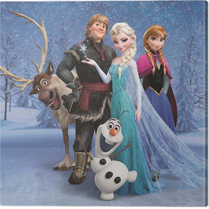 Canvas Print Frozen - Group