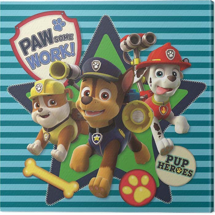 Canvas Print Paw Patrol - Pawsome Work