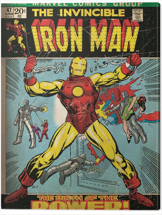 Принти на полотні Iron Man - Birth of Power
