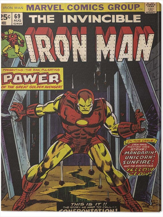 Canvas Print Iron Man - Power