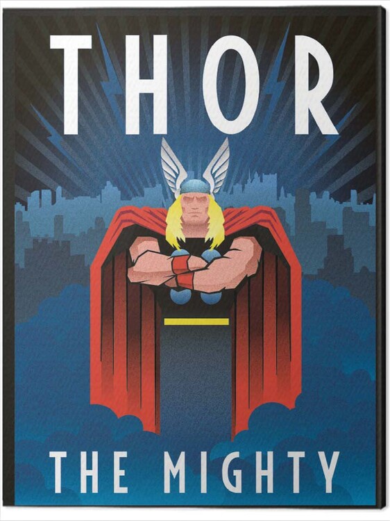 Quadro em tela Marvel - Thor