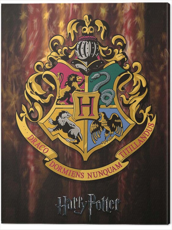 Canvas Print Harry Potter - Hogwarts Crest