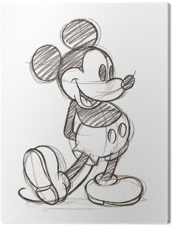 Canvas Print Mickey Mouse - Single
