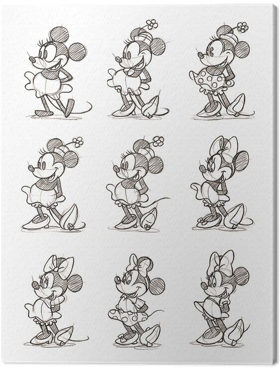 Slika na platnu Minnie - Multi