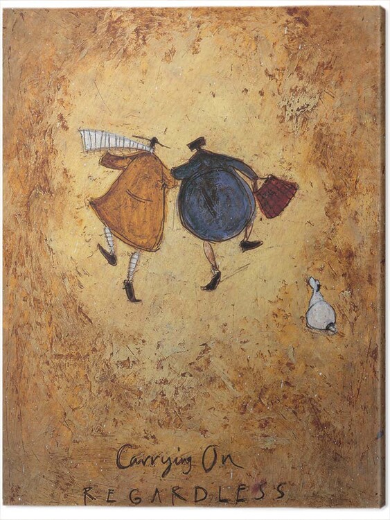 Принти на полотні Sam Toft - Carrying on Regardless