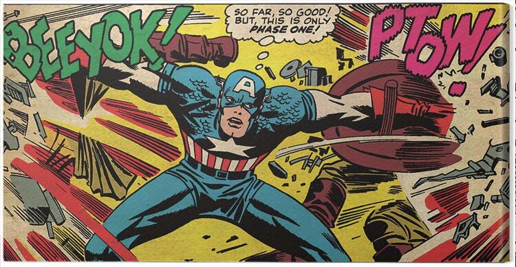 Canvas Print Captain America