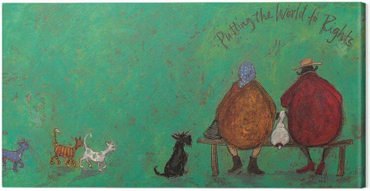 Принти на полотні Sam Toft - Putting the words to right